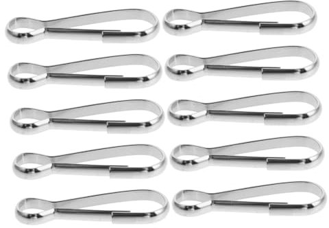 INOOMP Fahnenmast-zubehör 10 Stück Fahnenmast-Clips Fahnenmast-Clips Haken Fahnenmast-halterungen Fahnenmast-Schnalle Für Den Außenbereich Einfach Zu Installierende Teile