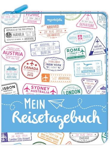 Mein Reise-Tagebuch - Eintragbuch mit Reißverschluss: Reisetagebuch zum Selberschreiben – für Urlaubserinnerungen, Checklisten und Geheimtipps