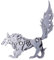 Metall Wolf Modell Wilder Wolf Modell Metall Modellbausätze Montage Metallpuzzle Wolf Puzzle Interaktives Wolf Modell Abnehmbares Metallornament Wolf Kunst Handwerk Home Decor