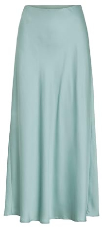 Vila Female Damen High Waist Midirock, eleganter Rock in Midi-Länge VIELLETTE High Waist