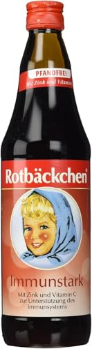 Rotbäckchen Immunstark Mehrfruchtsaft mit Zinkgluconat, 700ml (6er Pack)