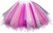 FEOYA Damen Kurz Retro Petticoat Rock Ballett Blase 50er Tutu Unterrock Tütü Abschlussball Tanzkleid Party Minirock Tüllrock