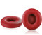 Jarmor - Auricolari di ricambio con cavo solo 2.0, in memory foam, per cuffie Beats Solo 2.0 con cavo su orecchio di Dr. Dre (solo (non compatibile con solo 2.0/3.0) (rosso)