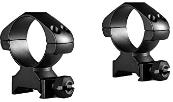 Hawke Precision Steel Weaver High riflescope Ring Mounts 30mm