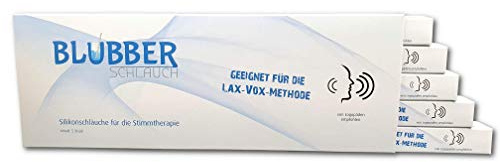 original Blubberschlauch für die Stimmtherapie & Logopädie (5 Schläuche)