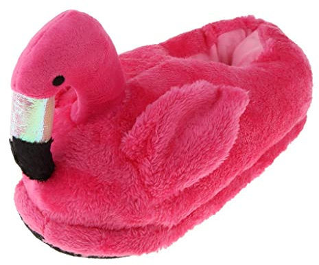 F Fityle Kuschel Hauss kuschelig Pantoffeln Flamingo Tierhauss Slippers für Herren Damen Kinder, Rosa, Volle Hausschuhe
