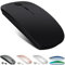 KLO Souris Bluetooth pour MacBook Pro, MacBook Air, iPad, souris sans fil rechargeable pour ordinateur portable/Notebook/PC/Chromebook (souris Bluetooth/Noir)