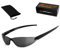 HELLY® - No.1 Bikereyes® | Bikerbrille, Motorrad Sonnenbrille, Chopperbrille | WELTREKORD: Die wohl kleinste Bikerbrille der Welt | beschlagfrei, windabweisend, bruchsicher (schwarz)