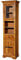 MASSIVMOEBEL24.DE Hochschrank Akazie 52x36x187 Oxford, Farbe:Hellbraun lackiert, Größe:52x36x187 cm (BxTxH)