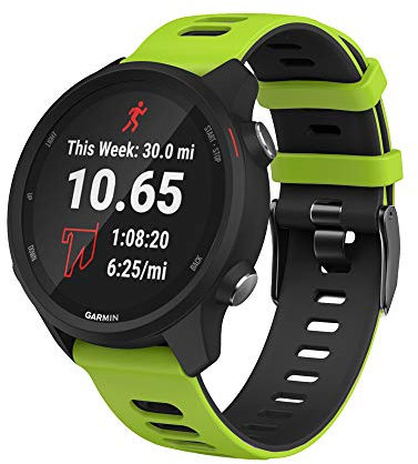 WIIKAI Correa de repuesto para 20mm,compatible con Samsung Gear S2/Sport/ActiveWatch,Forerunner 245/645.