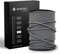 smartect Cable Electrique Textile Gris Foncé, Fil Electrique Tissu de 5 Mètres, 3 Conducteurs (3 x 0,75mm²) Cable Tissu Lampe pour Les Projets de Bricolage