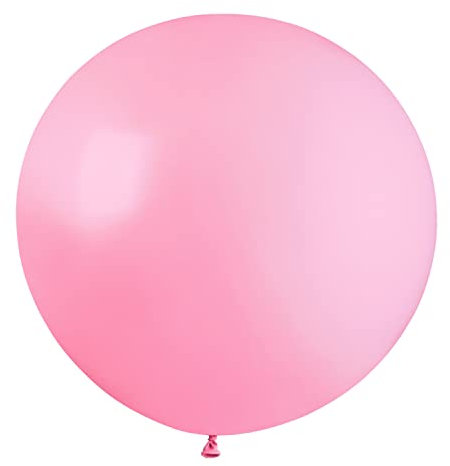 Ciao - Pack 10 maxi balloons in natural latex Premium Quality G40 (Ø 100cm / 40), grey
