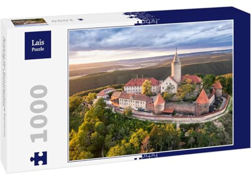 Lais Puzzle Ansicht der leuchtenburg bei JENA, Thüringen. Deutschland. 1000 Teile