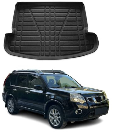 OMAC Bandeja Maletero Bandeja Carga Compatible con Nissan X-Trail T32 2014-2021 7Sitz Goma Negro