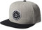 Brixton Men's Pledge MP MESH Cap, Light Heather Grey/Black, One Size