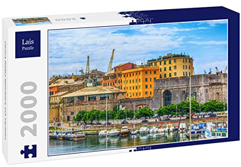 Lais Puzzle Genua Hafen Meerblick mit Yachten 2000 Teile