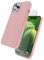 Lagoon Inc. Biodegradable Protective Phone Case for iPhone 14 Pro with Glass Screen Protector - Eco Friendly Plant Based Compostable Case Iphone 14 Pro - Shockproof, Wireless Charging (Pink)