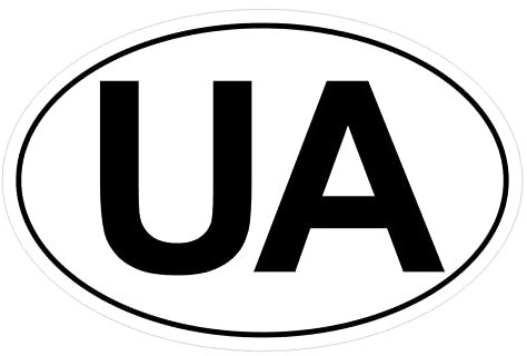 Avisa AutoTattoo Aufkleber UA - 16x10,5cm