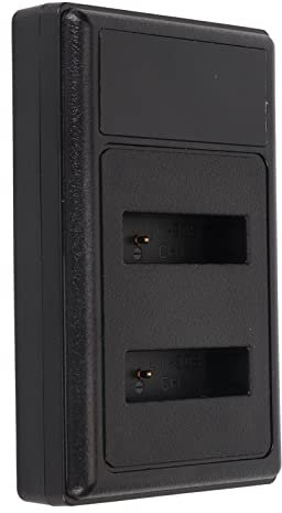 Li 90B DB110 Camera Battery Charger, Dual USB Charger for Olympus TG5 TG4 SP100 TG3 SH1 SH2 SH3 SH50 SH60 XZ2 for Ricoh GR3 GRIII GR3X Camera Battery, Power Display