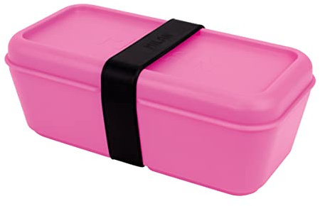MILAN® Recipiente para alimentos rectangular 0.75l fucsia, serie SUNSET