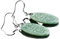 FUISSE Birmanische Jade Ohrringe Schmuck Geschenke Grün Stein Amulett Echte Hetian Jade Ohrringe für Damen
