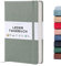 Beechmore Books Notizbuch liniert - A5, Olive Green I Premium Hardcover Journal Buch aus veganem Leder, 120gsm creme Papier, inkl Journalisten, Meetings & Studenten