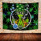 874 Wandteppiche Cooler Alien Weed Hanf Groß Tapisserie Langlebig Wandbehang Für Zimmer Wohnzimmer Balkon,130X150Cm