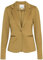 ICHI IHKATE Damen Blazer Jackenblazer Anzugsjacke mit 1-Knopf-Form Stretch Reverskragen Paspeltaschen Slim fit, Größe:M, Farbe:Lizard (180629)