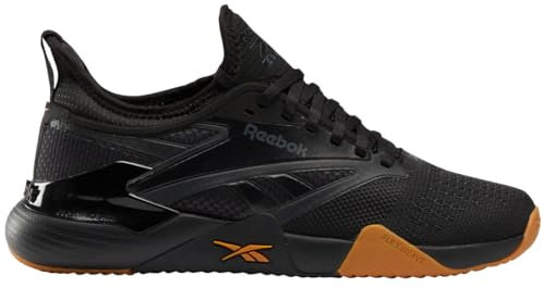 Reebok Mens Nano Court 43 Training Shoes, Black Grey6 Heritage Gold, 43 EU