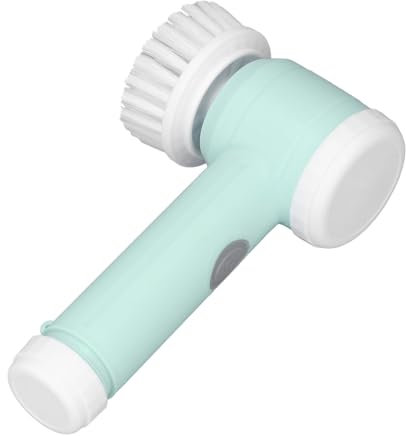 Lavatrice a Scodella, Comoda Spazzola da Bagno Multifunzionale Spazzola per Pulizia Elettrica Spazzola per Lavare i Piatti da Cucina con Interruttore a un Pulsante 4 Teste per