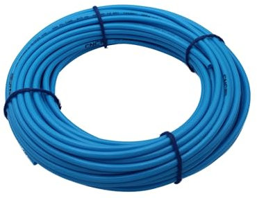 6mm Pneumatik Polyurethan Druckluft-Schlauch 5 Meter, 25 Meter, 100 Meter (6 x 4mm - 50 Meter, Blau)