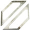 LIKERAINY Raccord d'angle 270x270mm Attache Fer Équerre d'assemblage de Fixation Connecteurs Triangulaire de Support pour Étagère en Bois Armoire Chaise Table Porte Meubles 2 Pièces
