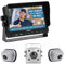 VSG24 Rückfahrkamera 7 IP69K Navigator EXPERT HD XL Set inkl. 1 x IP69K Kamera & 2 x 1080P Seitenkameras, HD Monitor, Nachtsicht Robustes Rückfahrsystem für Traktor LKW Baumaschinen