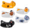 LABRIMP Porte-Baguettes Repose-Baguettes en Céramique Forme De Chat Porte-cuillère Support De Baguettes Décoratif