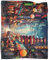 Bettwäsche, farbenfrohes Japanisches Stadtbild in Tokio, 3D-Muster, Überwurfdecke für Sofa, Couch, Schlafzimmer, Dekoration für flauschig, warm, superweich, wendbar, 100 x 130 cm