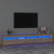 IKAYAA Mobile Porta TV con LED 240 cm Mobile TV 240 Armadio Moderno per TV Supporto TV per Soggiorno o Salotto-Rovere sonoma-240 x 35 x 40 cm