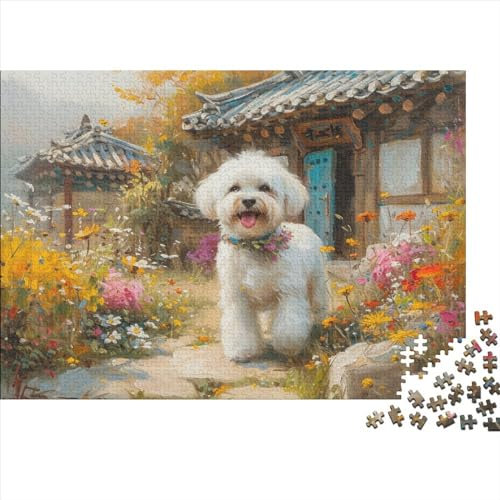 Maltese Dog Jigsaw Puzzles For Adults 1000 Piece Puzzle Jigsaw 1000 Piece For Adults And Kids Jigsaw Puzzle Great Gift For All Ages 1000pcs (75x50cm)