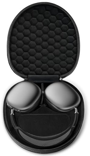 Intelligente Tasche 2.0 Schlankes Gehäuse für AirPods Max Kopfhörer Unterstützt Schlafmodus, AirPods Max Zubehör, Aktualisierung Anti-Kratzer Tragbare Reisetasche (Mitternacht)