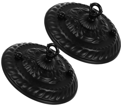 jojofuny 2stücke Deckenabdeckplatte Baldachin Für Pendelleuchte Kronleuchterteile Montageplatte Für Leuchte Abdeckplatte Für Deckenleuchte Baldachin Für Kronleuchter Deckenbaldachin