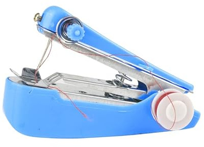 Mini Nähmaschine, Manuelle Handnähmaschine, Flexible Schnellstichmaschine für Kleidung Vorhänge Handwerk