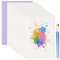 Realjoy 50 Blätter Aquarellpapier A4 200g/㎡, Weiß Aquarell Papier A4, Aquarellblock Watercolor Paper für Studenten, Anfänger, Aquarell und Skizzen(29.7x21cm)
