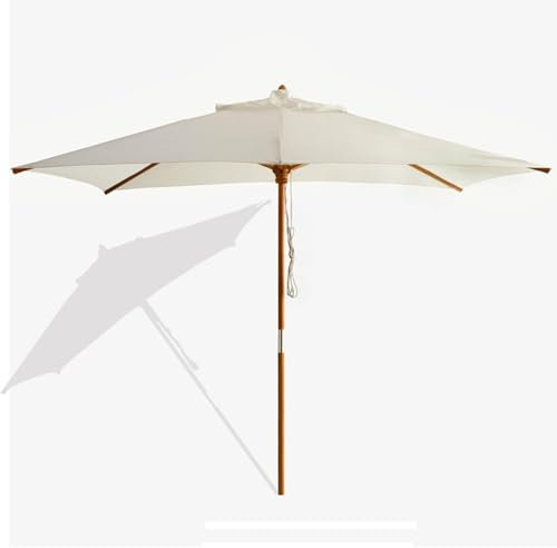 Rechteckiger Terrassenschirm 200 x 300 cm, UV-Schutz Gartenschirm, für Pool, Garten, Terrasse