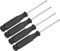 sourcing map 4pcs Mini Phillips Screwdriver 2.0mm 92mm Length Micro Precision Cross Head Screw Driver with Non-Slip Black Handle for Watch Eyeglasses Electronics Small Appliances Repair