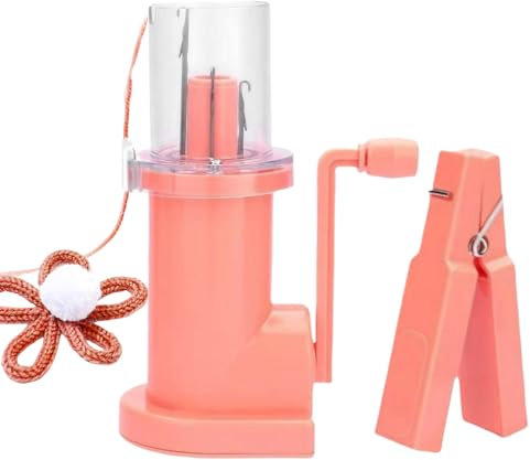 Besreey Haushalts-Handspulen-Strickmaschine, Handbetriebene Strickmaschine, Strickmühle Mit Kurbel, Französisches Stricken Spule Stricker, Haushalt Manuelle Seil Strickmaschine