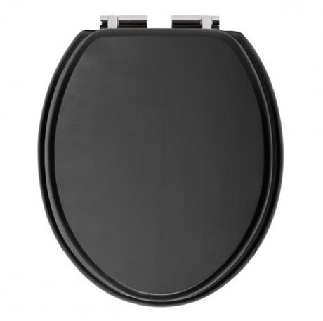 Heritage Black Soft Close Toilet Seat - BLK101SA
