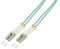BIGtec 3m LWL Kabel Patchkabel OM3 Glasfaser-Kabel 50/125µm Multimode 40Gbit Ø 3mm Jumper LC - LC Stecker Duplex orange Fiber Optic Cable