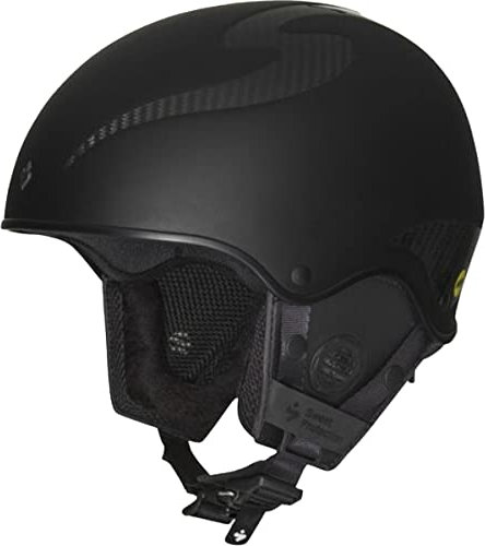 Sweet Protection Unisex – Erwachsene Rooster II MIPS Helmet Ski/Snowboard, Dirt Black, SM
