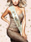 Alandra Birthdays RGS-30 30th Cream & Rose Gold Metallic Birthday Sash, One Size
