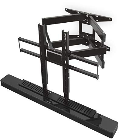 SoundXtra Supporto a Parete per TV per Bose SoundTouch 300, Bose Soundbar 500 e Bose Soundbar 700, Nero