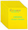 The EcoGurus Swedish Dishcloths for Kitchen, Highly Absorbent Natural Swedish Dish Towels, Cellulose Sponge Cloth - Yellow